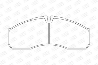 BREMSBELAGSATZ SCHEIBENBREMSE CHAMPION 573719CH 1