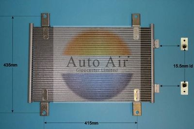 Condenser, air conditioning Auto Air Gloucester 16-9788