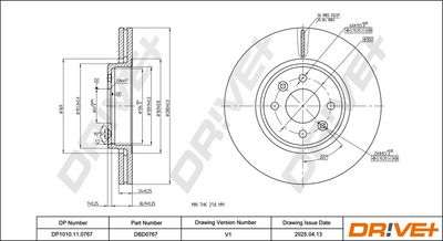BREMSSCHEIBE DR!VE+ DP1010110767 2