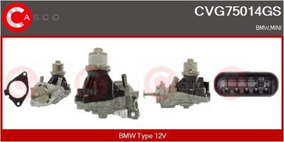 SUPAPA EGR CASCO CVG75014GS