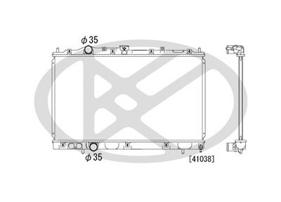Radiator, racire motor Koyorad PL030610