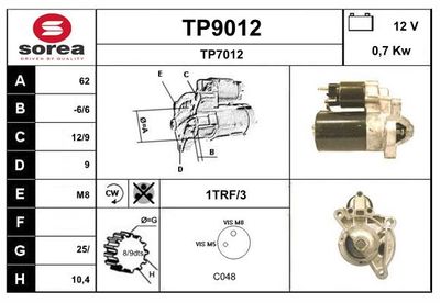 STARTER SNRA TP9012