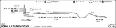 Układ wydechowy IMASAF 514000271