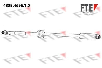 FTE 9240690 Тормозной шланг  для FORD  (Форд Kуга)