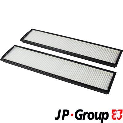 Komplet filtrów, wentylacja przestrzeni pasażerskiej JP GROUP 1328100410
