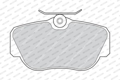 BREMSBELAGSATZ SCHEIBENBREMSE FERODO FDB669 1