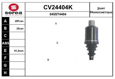 GELENKSATZ ANTRIEBSWELLE