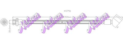 Тормозной шланг KAWE H3751 для NISSAN SILVIA