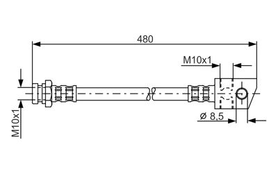 Brake Hose 1 987 476 910