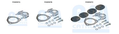 Монтажный комплект, катализатор BM CATALYSTS FK90597 для ALFA ROMEO 33