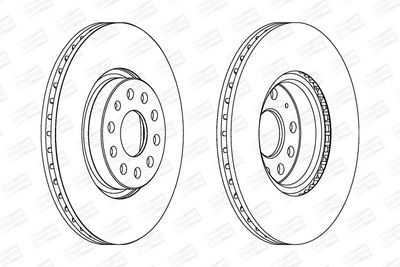 BREMSSCHEIBE CHAMPION 562387CH 1
