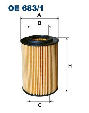 Масляный фильтр FILTRON OE 683/1 для HONDA NSX