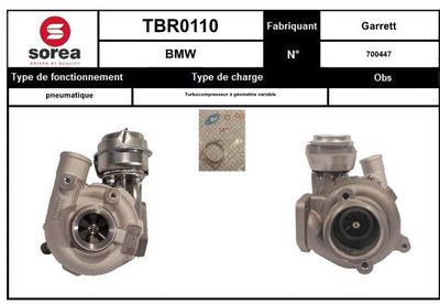 COMPRESOR SISTEM DE SUPRAALIMENTARE EAI TBR0110