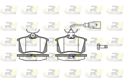 ROADHOUSE 2263.02 Тормозные колодки и сигнализаторы для AUDI A4 B5 Avant (8D5) RS4 quattro