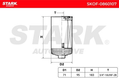 маслен филтър STARK SKOF-0860107