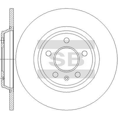 спирачен диск Hi-Q SD5449