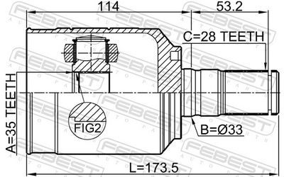 Joint Kit, drive shaft 1211-LX2LH