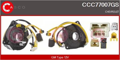 Витая пружина, подушка безопасности CASCO CCC77007GS для CHEVROLET SPARK