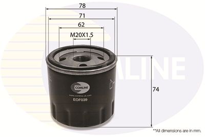 COMLINE EOF039 Масляный фильтр  для FIAT STILO (Фиат Стило)