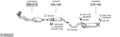 Изпускателна система BOSAL SYS00282