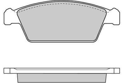 Комплект тормозных колодок, дисковый тормоз E.T.F. 12-0668 для DAEWOO TICO