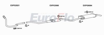 Układ wydechowy EUROFLO PG30515D2001A00