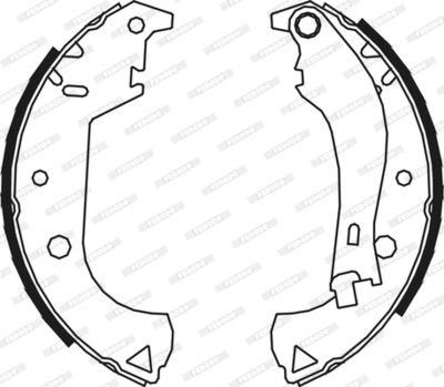 Brake Shoe Set FSB604