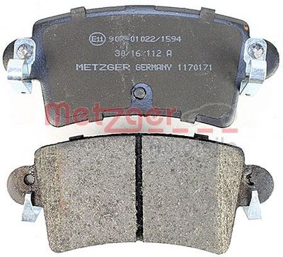 SET PLACUTE FRANA FRANA DISC METZGER AUTOTEILE 1170171 2