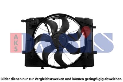 Вентилятор, охлаждение двигателя AKS DASIS 128212N для MERCEDES-BENZ CLA
