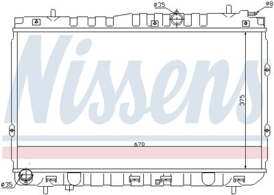 RADIATOR RACIRE MOTOR NISSENS 66681 4