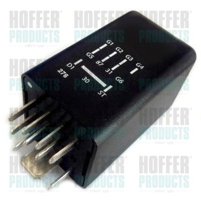 Блок управления, время накаливания HOFFER H7285692 для VW TOUAREG