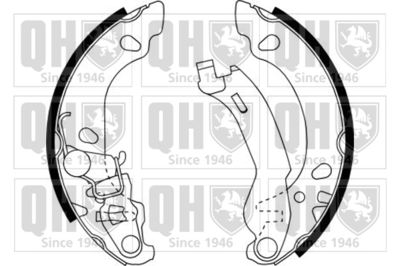 Комплект тормозных колодок QUINTON HAZELL BS1146 для FIAT PALIO