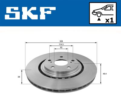 DISC FRANA SKF VKBD80342V1 1