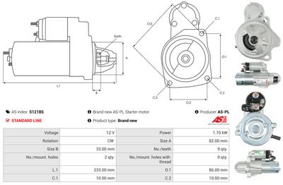 STARTER AS-PL S1218S 4