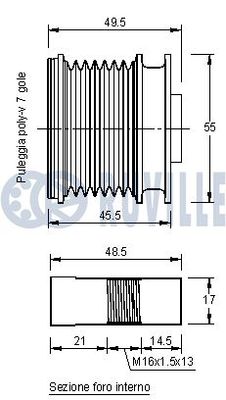 SISTEM ROATA LIBERA GENERATOR RUVILLE 542093 1