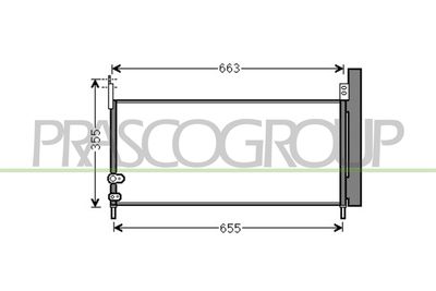 CONDENSATOR CLIMATIZARE PRASCO TY352C001