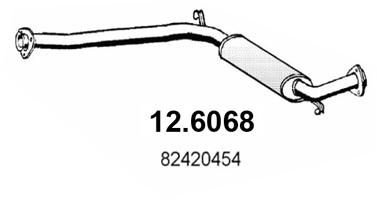 ASSO 12.6068 Глушитель выхлопных газов  для LANCIA THEMA (834_) 2000 i.e. (834AB)