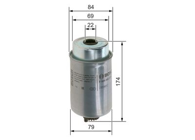 Palivový filtr BOSCH F 026 402 271