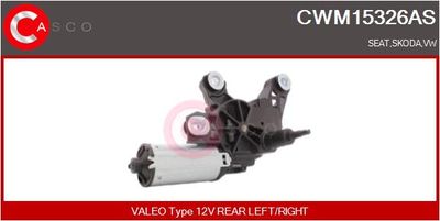 CASCO CWM15326AS Двигатель стеклоочистителя для VW BORA Variant (1J6)