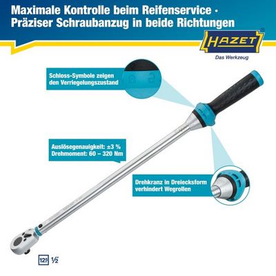 HAZET Momentový kľúč 5123-3CT