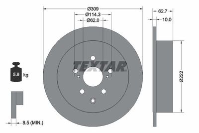 DISC FRANA TEXTAR 92297303