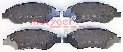 BREMSBELAGSATZ SCHEIBENBREMSE METZGER AUTOTEILE 1170655 1