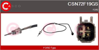 SENZOR TEMPERATURA GAZE EVACUARE