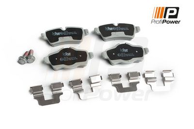 stabdžių trinkelių rinkinys, diskinis stabdys 1B2154 ProfiPower