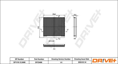 FILTER INNENRAUMLUFT DR!VE+ DP1110120406 6