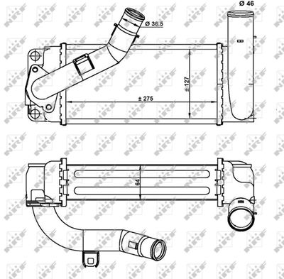 INTERCOOLER COMPRESOR NRF 30922 4