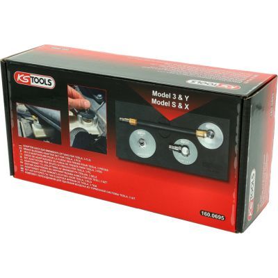 Komplet nastavaka za odzračivač KS TOOLS 160.0695