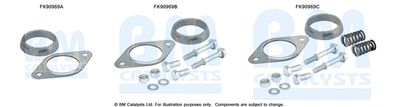 Монтажный комплект, катализатор BM CATALYSTS FK90969 для MITSUBISHI PAJERO