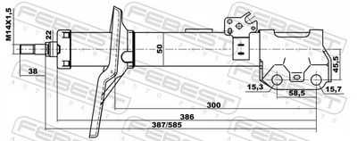 Shock Absorber 01664959FR