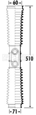 Bellow Kit, steering FIRST LINE FSG3310